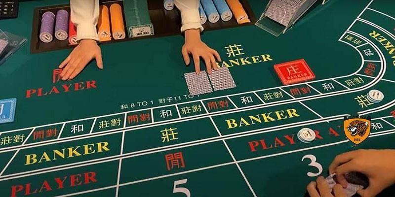 Quyết định được rút bài của Banker trong khi chơi Baccarat King88